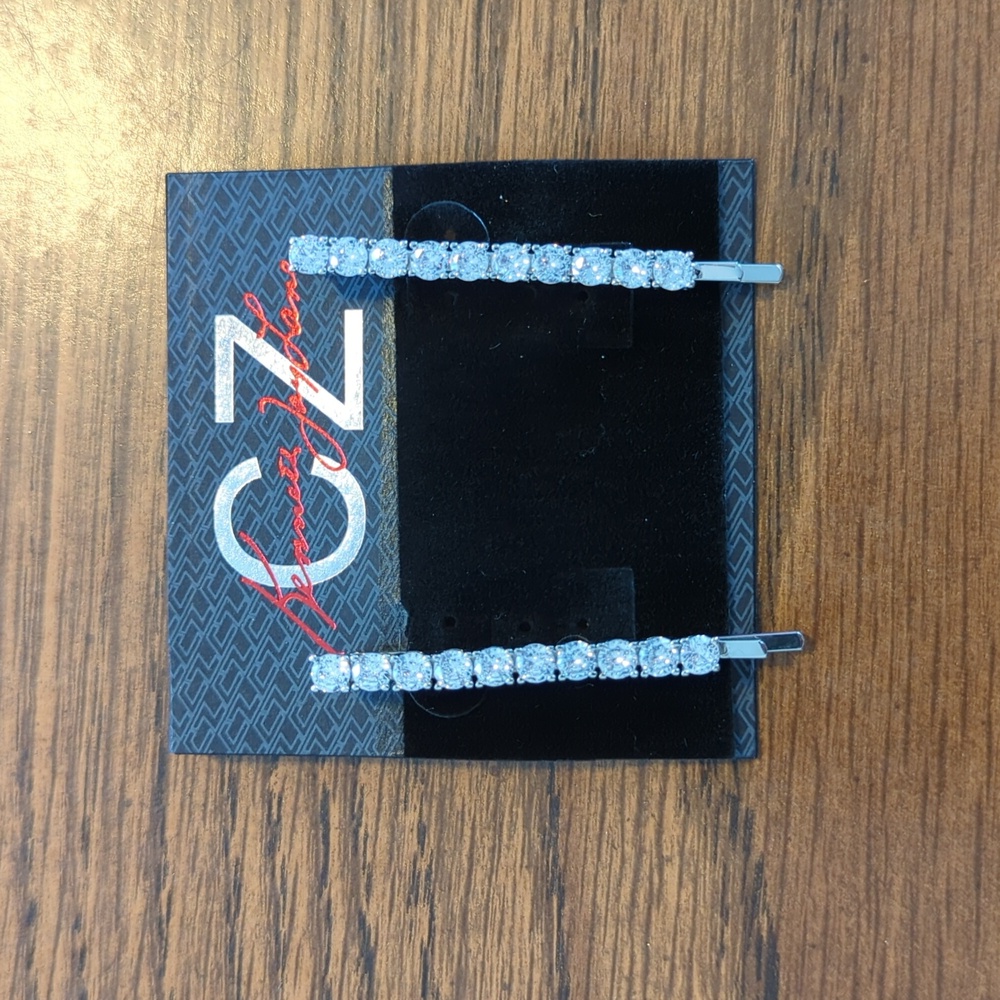 Kenneth Jay Lane CZ Hair Pins NEW - Picture 4 of 6